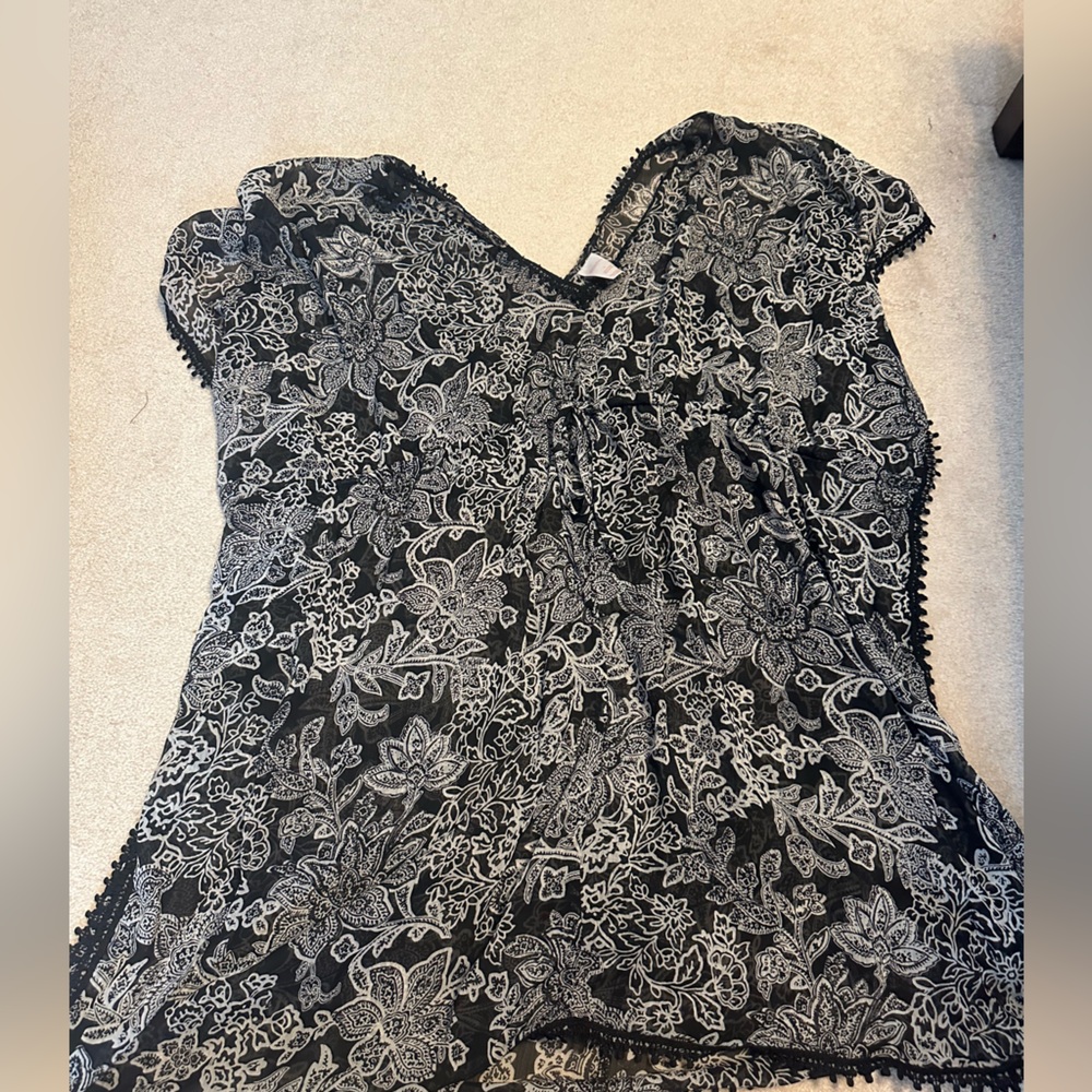 Merona bathing suit coverup size large